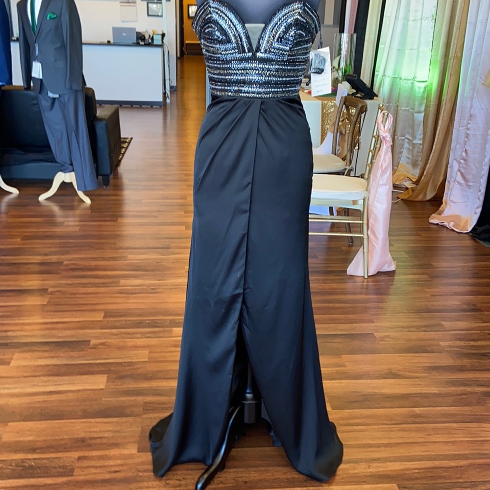 Black Tony Bowls Formal Dress